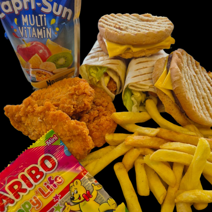 Menu enfant Wrap tenders ou wrap chèvre